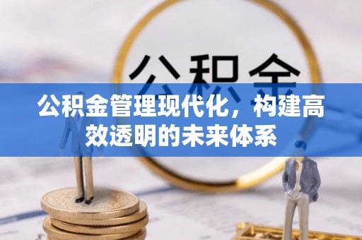 万山公积金管理现代化，构建高效透明的未来体系
