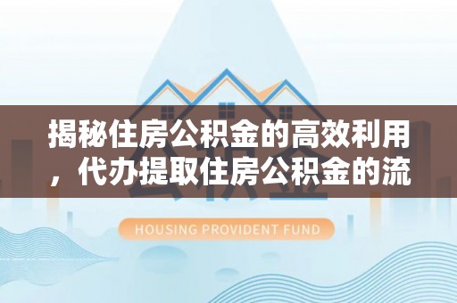 万山揭秘住房公积金的高效利用，代办提取住房公积金的流程与技巧
