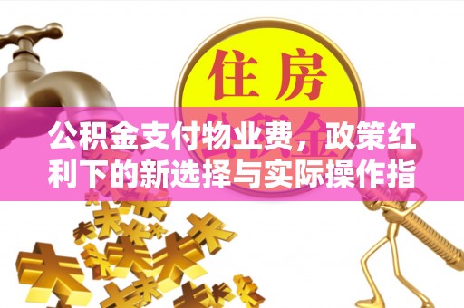 万山公积金支付物业费，政策红利下的新选择与实际操作指南