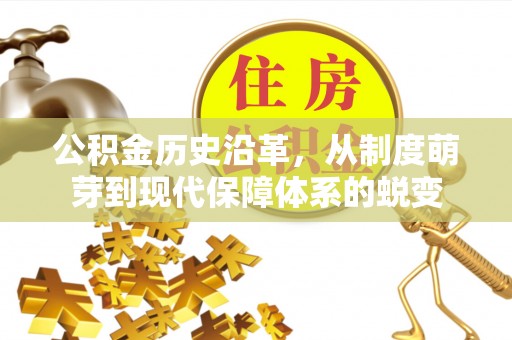 万山公积金历史沿革，从制度萌芽到现代保障体系的蜕变